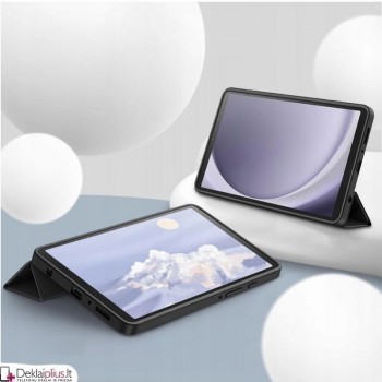 Smart soft dirbtinės odos dėklas - juodas (Samsung Tab A9 Plus 11 (X210/X215/X216B)